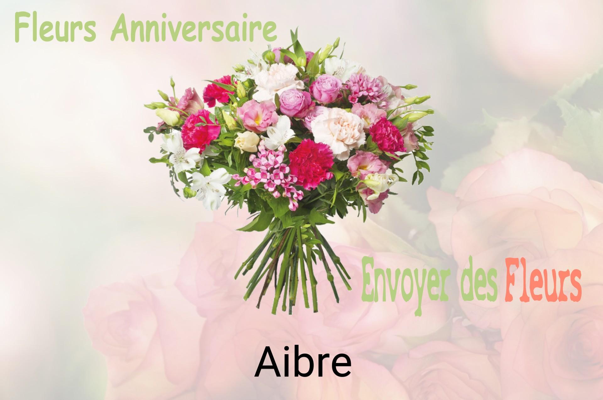 Bouquet de fleurs d’anniversaire livré à Aibre